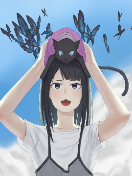 一边的猫